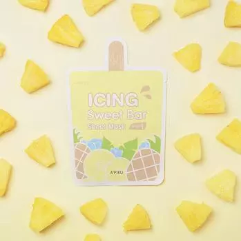 A PIEU Icing Sweet Bar Sheet Mask (Ананас) 21 г * 4 шт.