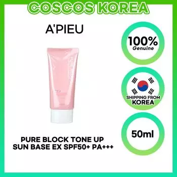A pieu Pure Block Tone Up Sun Base EX 50 мл SPF50+/PA+++ 1pc
