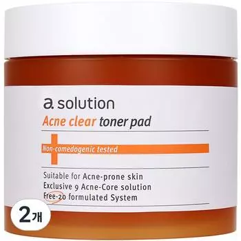 A-Solution Clear Toner Pad 60p, 60 шт., 2 шт.