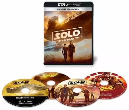 A Star Wars Story 4K UHD MovieNEX ULTRA HD 3D Digital Copy MovieNEX Solo (4-Disc Set) [4K + + Blu-ray + + World]
