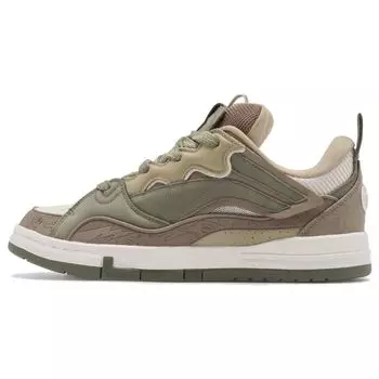 Aape X Li Ning удобные универсальные нескользящие прочные низкие кроссовки для скейтбординга мужские кроссовки зеленые коричневые AECS087-7 46