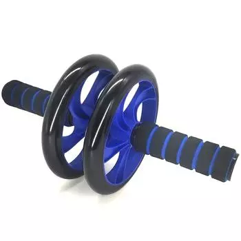 Ab Wheel Roller Abdominal Wheel Exercise Wheels Нескользящие ручки Фитнес-тренировки Домашний спортзал Тренажерный зал Для Наращивания Мышц синий
