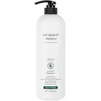 Abka Clinic Itchy Scalp Control Dandruff Care Шампунь, 1 л, 1 шт.