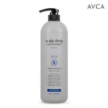 Abka Scalp Deep Clean Охлаждающий ментоловый шампунь 1000 мл, 1 л, 1 шт.