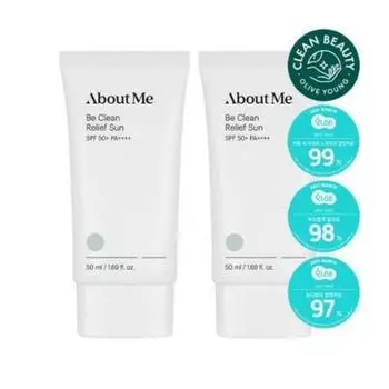 Обо мне Be Clean Relief Sun 1+1 Special (50 мл + 50 мл), 2 шт., 50 мл