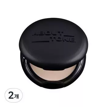 ABOUT TONE Компактная пудра Blur Powder Pact 9 г, 02 Light, 2 шт.
