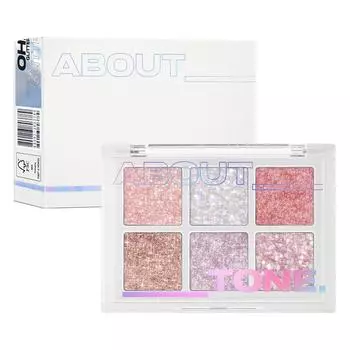 ABOUT TONE Oh My Glitter Pop Eye Shadow, 02 My: Фея, 1 шт.