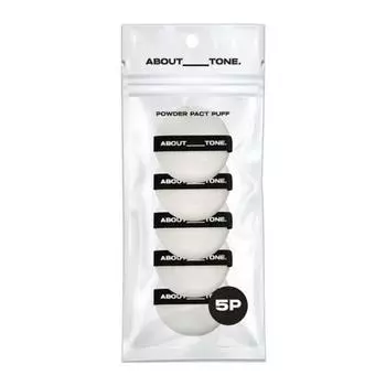 About Tone Powder Pact Puff (Black) 5p