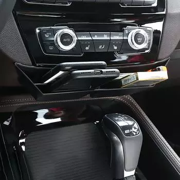 ABS авто центральная консоль CD панель ящик для хранения укладка наклейка для уборки аксессуары для салона автомобиля украшения для BMW X1 F48 For X1 F48 2016-21