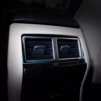 ABS Chrome для Ford Edge 2015 2016 2017 Стайлинг автомобиля задняя часть кондиционера вентиляционная решетка крышка
