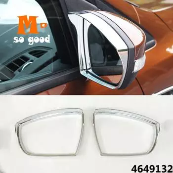 ABS хром для Ford C-MAX автомобильное зеркало заднего вида блок дождь наклейка для бровей крышка отделка-аксессуары для внешнего стайлинга автомобиля 2016