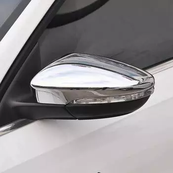 ABS хром для JETTA MK6 2015 2016 2017 2018 автомобильное зеркало заднего вида блок дождь брови крышка отделка аксессуары для стайлинга автомобилей 2 шт.