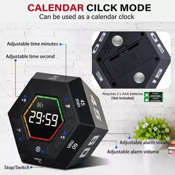 ABS Kitchen Timer Digital Countdowns For Children And Cooking Work Meeting Kitchen Countdowns Timer white белый