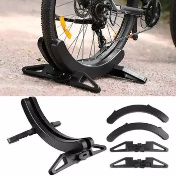 ABS MTB шоссейный велосипед крытый гараж для хранения велосипедные аксессуары для шин ширина 30-80 мм инструмент для ремонта шин стойка для парковки велосипеда стойка для парковки велосипеда Black