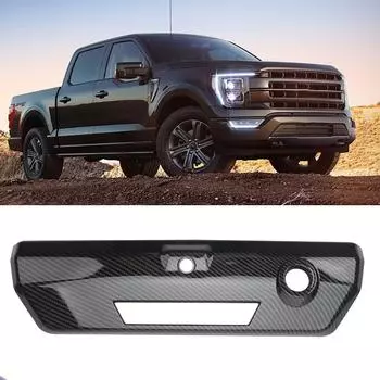 ABS Накладка на ручку двери багажника в стиле карбонового волокна для Ford F150 2021