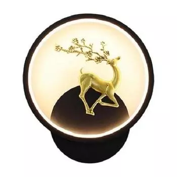 Abs Plastic Led 3 Color Home Decor Fancy Wall Indoor/Outdoor Decorative Lights For Bedroom,Living Room,Kitchen(Warm+Natural+Coolwhite)