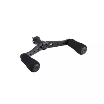 Abu Garcia SP 100mm Carbon Double Handle Carbon Double Handle Custom Parts Replacement Handle чёрный