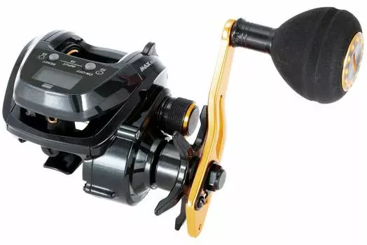 AbuGarcia MAX DLC PL большой экран цифровой счетчик строк модель с левой ручкой управления