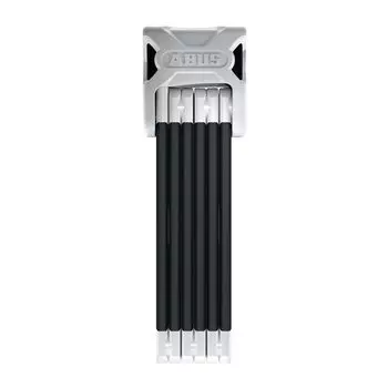 ABUS Motorcycle Folding Lock Bordo White 5mm Steel 6000/90 Bar/90cm (SH Bracket)
