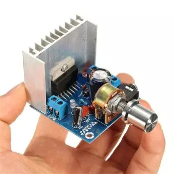 AC/DC 12 В TDA7297 2x15 Вт цифровой аудиоусилитель DIY Kit двухканальный модуль с переключателем 3,5 мм аудиоразъем