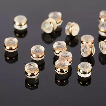 Accessories Jewelry Findings Ear Stud Backs Earring Pads DIY Stopper Plugs Earring Back Stoppers F