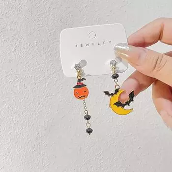 Accessories Magic Hat Halloween Earrings Halloween Dangle Earring Women Ear Studs Dangle Ear Hook A