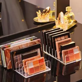 Acrylic eyeshadow tray storage tray cosmetics rack makeup tool compartment stand cosmetics storage box