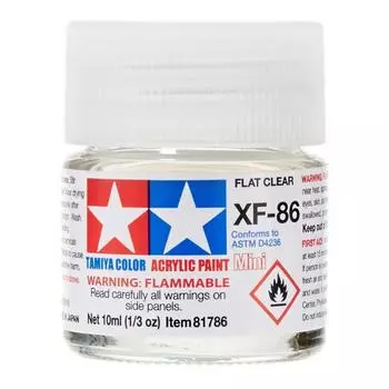 Acrylic mini flat clear XF-86