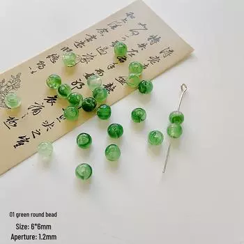 Acrylic Round Chinese Bead Spacers for DIY Jewelry Making: Bracelets & Necklaces Accessories.