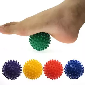 Acumobility Foot Massager Yoga Therapy Balls Trigger Point Massage Massage Ball Spiked Massage Ball pink-7.5cm