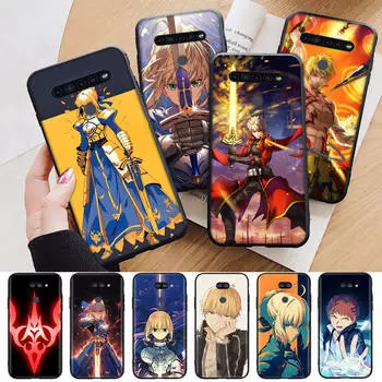 AD100 Fate stay night Black Case for Samsung Note 20 Lite S24 Ultra S23 S22 A05 A06 A11 A71 A15 A16 A13 A24 A25 A33 A52 A53 M55 M35 Sofe Cover Samsung S22 кожа буйвола