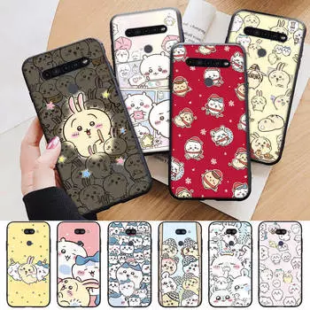AD53 Chiikawa Black Case for Samsung Note 20 Lite S24 Ultra S23 S22 A05 A06 A11 A71 A15 A16 A13 A24 A25 A33 A52 A53 M55 M35 Sofe Cover Samsung S23 эбеновый