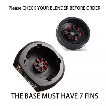 Ad-7 Fins Extractor Blades Washer Rubber для блендера Nutri Ninja Auto Bl480 as the picture