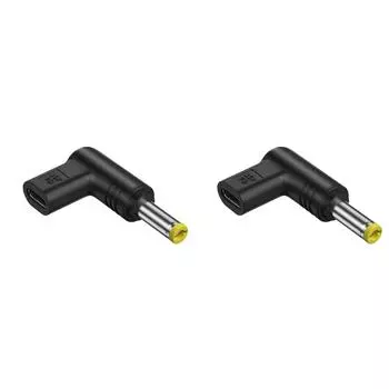 Адаптер 15 В Type-C PD Female to DC Male Connector для маршрутизатора камеры (DC5.5x2.5)