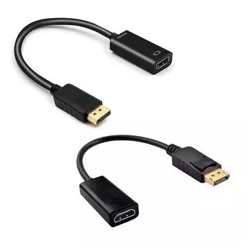 Адаптер 4K/1080P DP Display Port To HDMI-совместимый Адаптер DP Computer To HDMI-совместимый Адаптер для видео и аудио для ПК и телевизора A