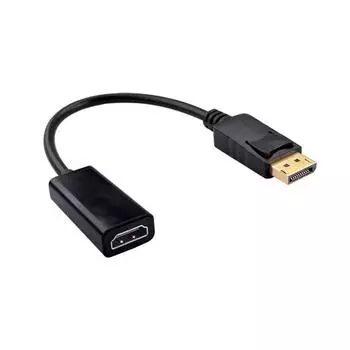 Адаптер 4K/1080P DP Display Port To HDMI-совместимый Адаптер DP Computer To HDMI-совместимый Адаптер для видео и аудио для ПК и телевизора A