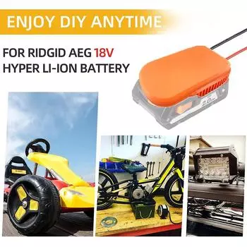 Адаптер аккумулятора Адаптер док-станции для RIDGID 18 В и разъемов питания AEG 18 В