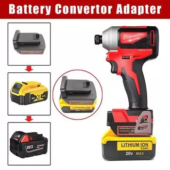 Адаптер аккумулятора Dewalt 18V/20V to Milwaukee M18