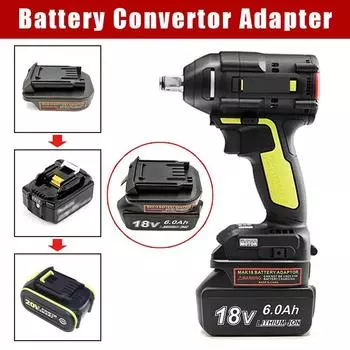 Адаптер электроинструмента для литий-ионного аккумулятора Makita 18 В BL1830 BL1850, преобразуется в литиевый аккумулятор Green Worx 5PIN 20 В Max