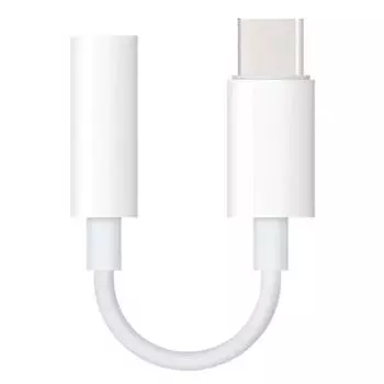 Адаптер Apple и Huawei Type-C на 3,5 мм с возможностью совершения вызовов по Bluetooth и всплывающим окном для звука Type-c to 3.5 digital белый
