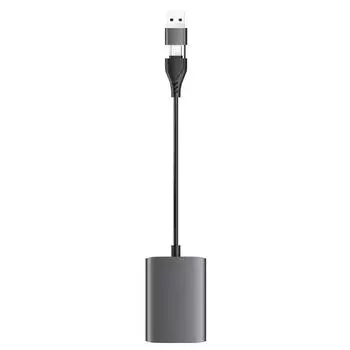 Адаптер AU Dual HDMI-совместимый для 2 мониторов, скорость передачи данных 5 Гбит/с для Mac Wind