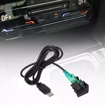 Адаптер аудиокабеля Универсальный Plug Play USB-плеер для компакт-дисков 130 см чёрный