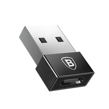 Адаптер Baseus USB Male to USB Type-C Female для смартфона Chromebook MacbooK