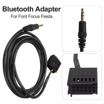 Адаптер Bluetooth для Ford Focus Fiesta 145 см, автомобильный вход Aux, автомобильный кабель-адаптер 929164 для MP3-плееров iPhone и iPad United States