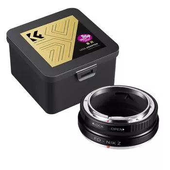 Адаптер Concept Mount Direct Store Совместим с объективом Canon FD Mount Совместим с камерой Nikon Z Совместим с камерой Canon FD Nikon Z ZF Z8