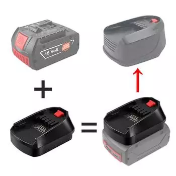 Адаптер для аккумулятора Bosch Li-ion BAT618 для домашнего электроинструмента Lithium Electric Power Tool, замена всем 18 В, зеленый, синий адаптер