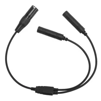 Адаптер для авиационной гарнитуры Professional GA Dual Plug для Airbus 5 Pin XLR Headphone Adapter для