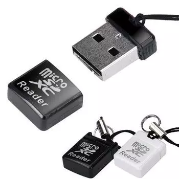 Адаптер для чтения карт памяти MINI Super Speed USB 2.0 Micro SD/SDXC TF