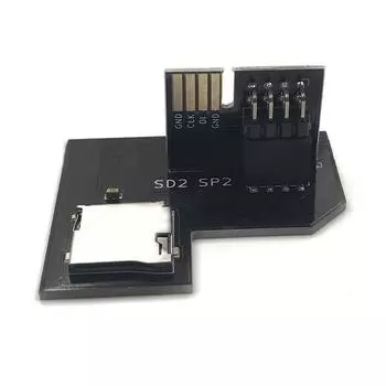 Адаптер для чтения MicroSD для Nintendo GameCube GC Loader Последовательный порт 2 SD2SP2