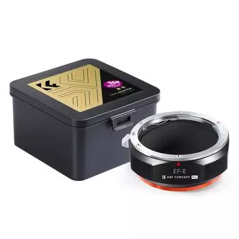 Адаптер для крепления Concept Mount EF Mount E Адаптер для конвертации Mount Совместимость с камерами Canon EOS Ручная фокусировка Матовое покрытие Достижение бесконечности M12105